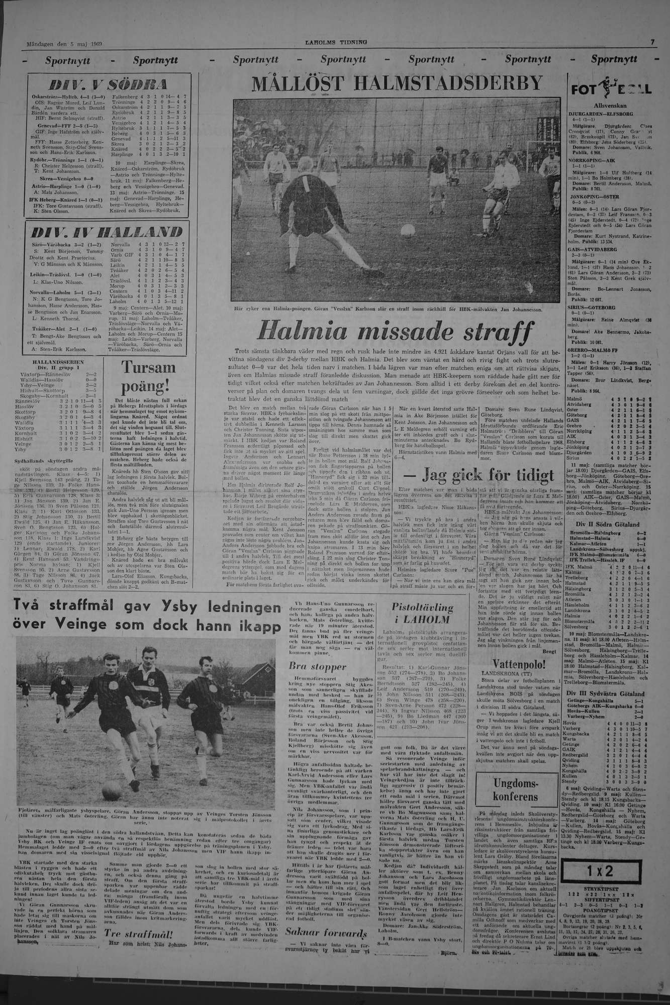 Laholms Tidning Måndag 5 maj 1969, sida 7