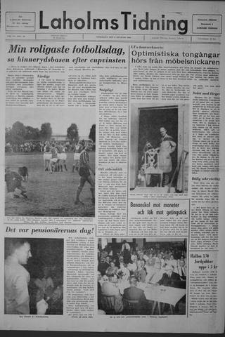 Förstasidan, Onsdag 6 augusti 1969