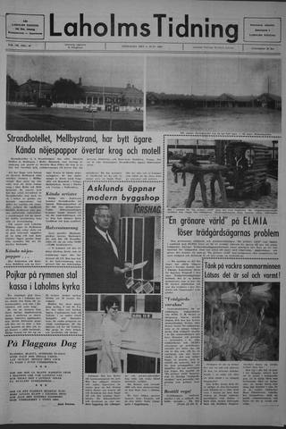 Förstasidan, Fredag 6 juni 1969