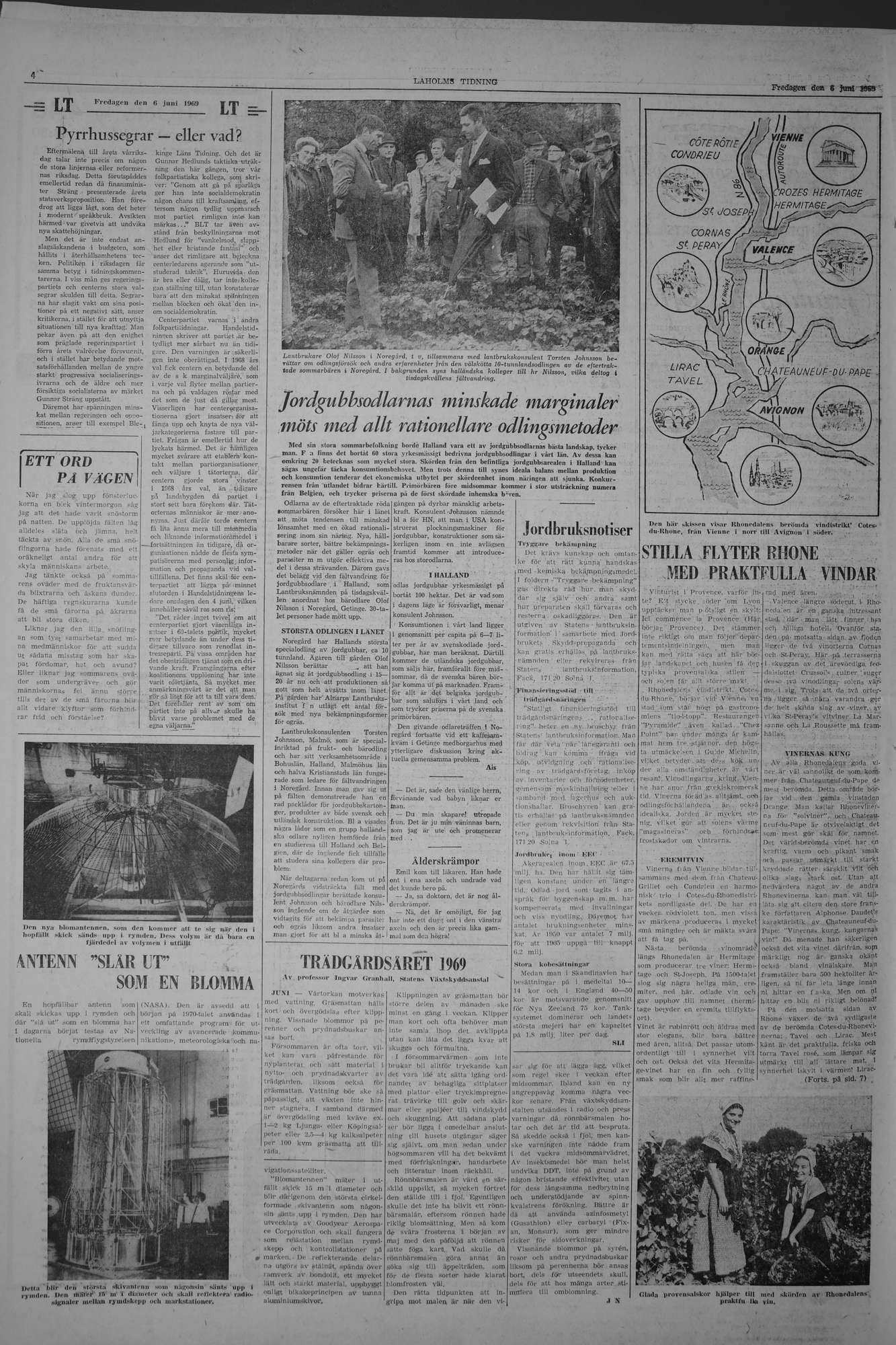 Laholms Tidning Fredag 6 juni 1969, sida 4