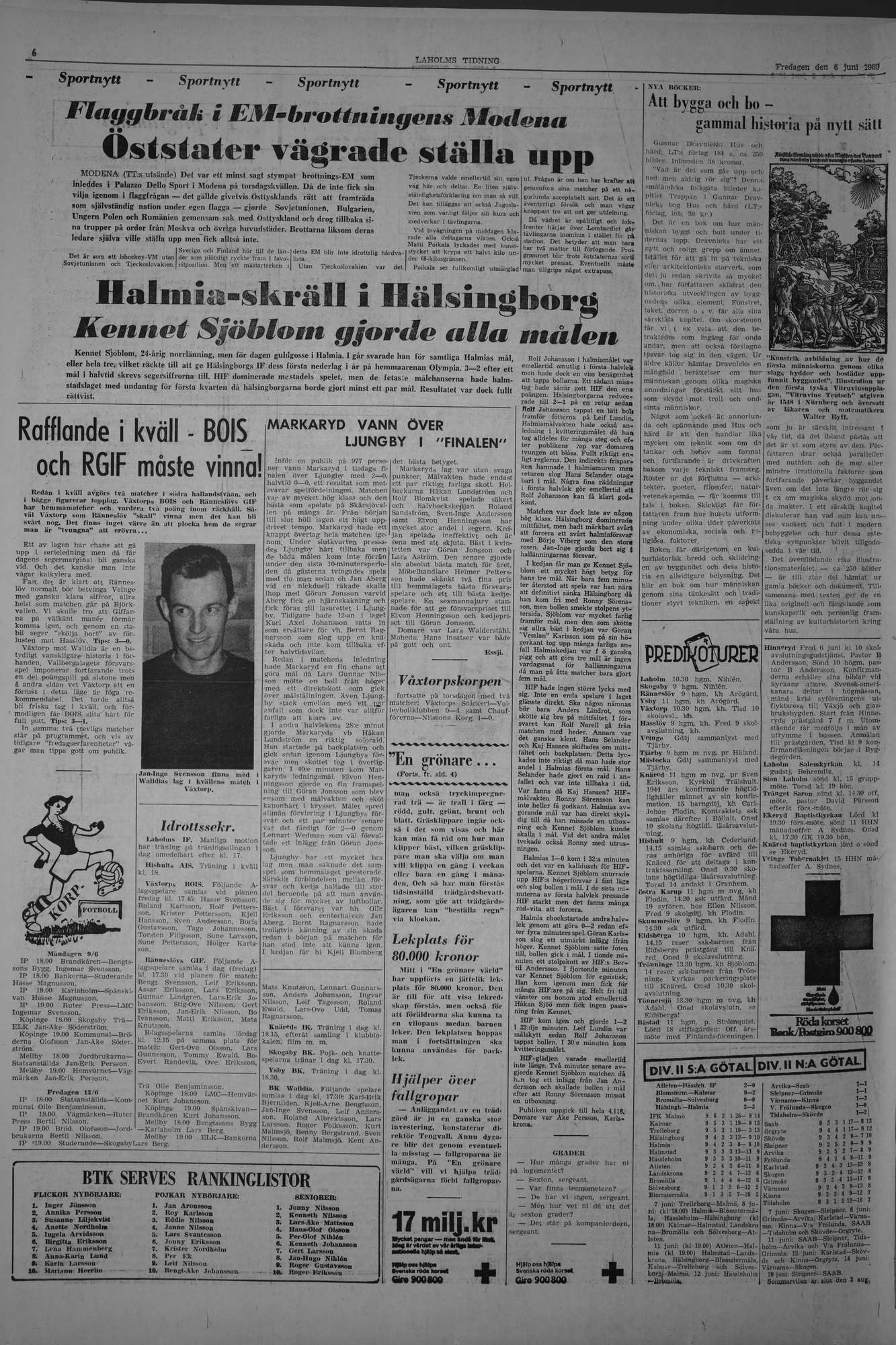 Laholms Tidning Fredag 6 juni 1969, sida 6