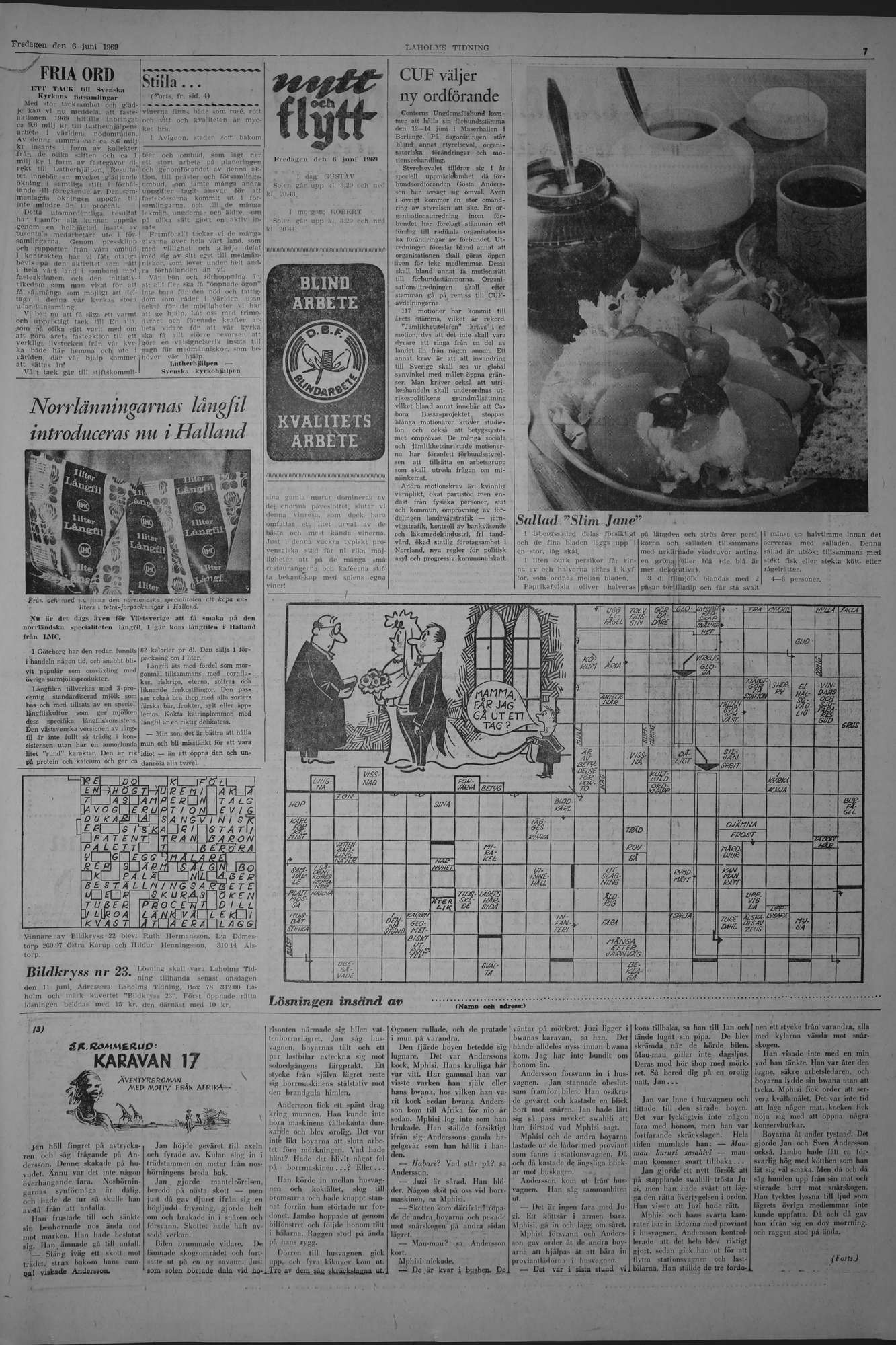 Laholms Tidning Fredag 6 juni 1969, sida 7
