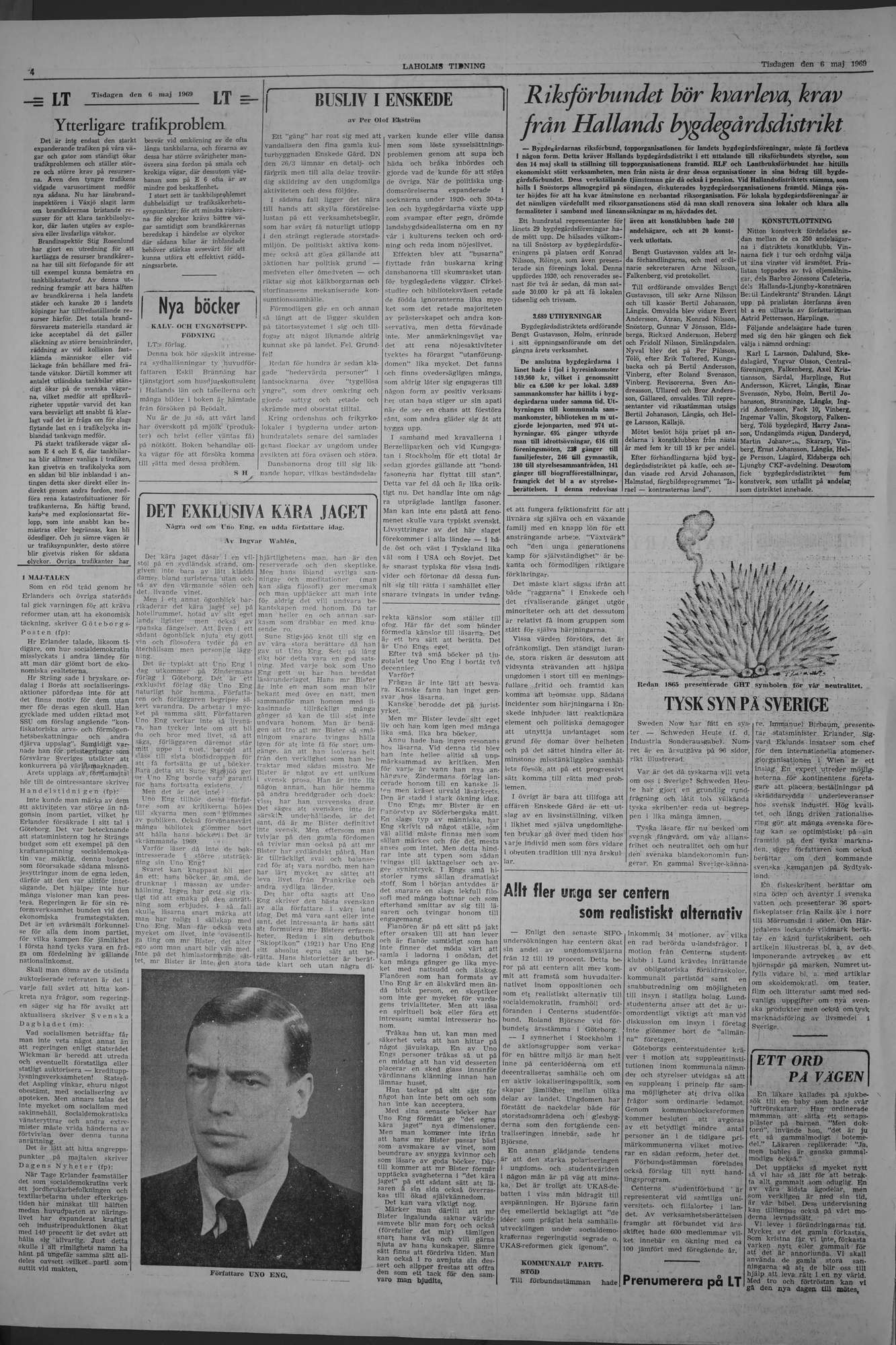 Laholms Tidning Tisdag 6 maj 1969, sida 4