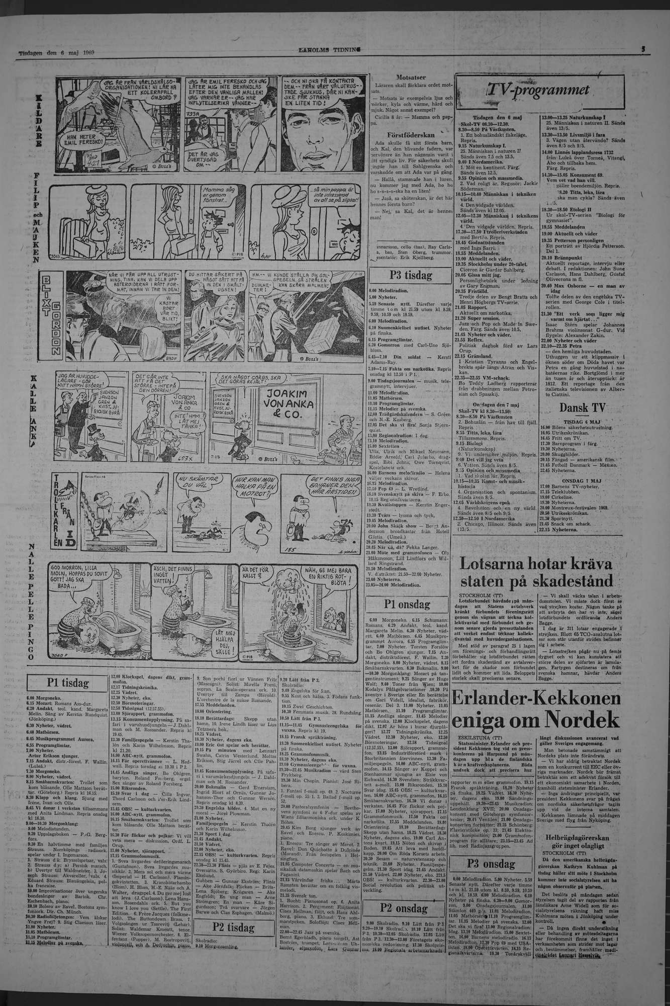 Laholms Tidning Tisdag 6 maj 1969, sida 5