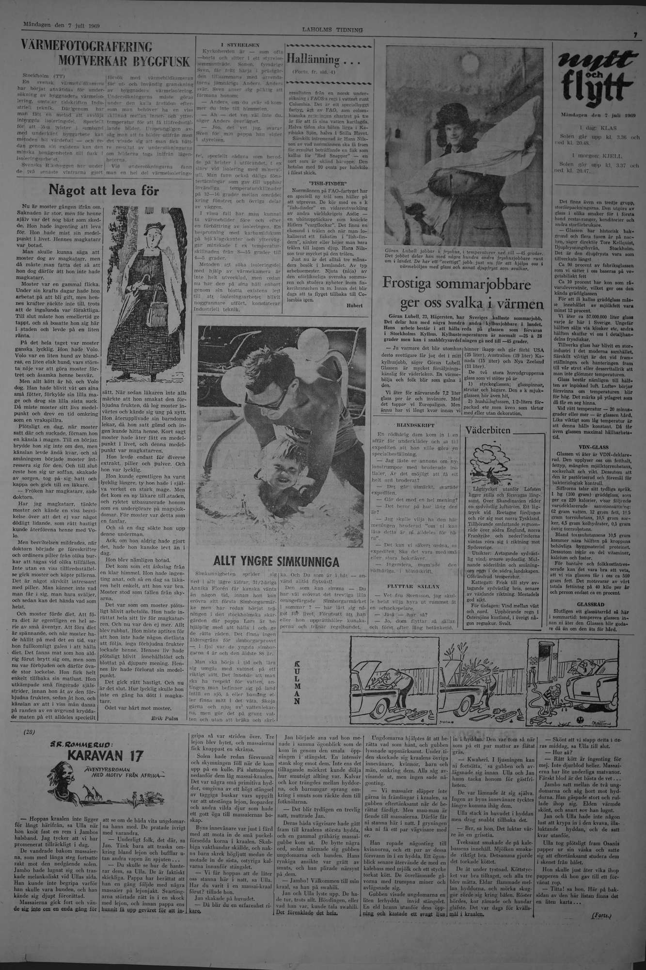 Laholms Tidning Måndag 7 juli 1969, sida 7