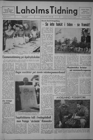 Förstasidan, Lördag 7 juni 1969