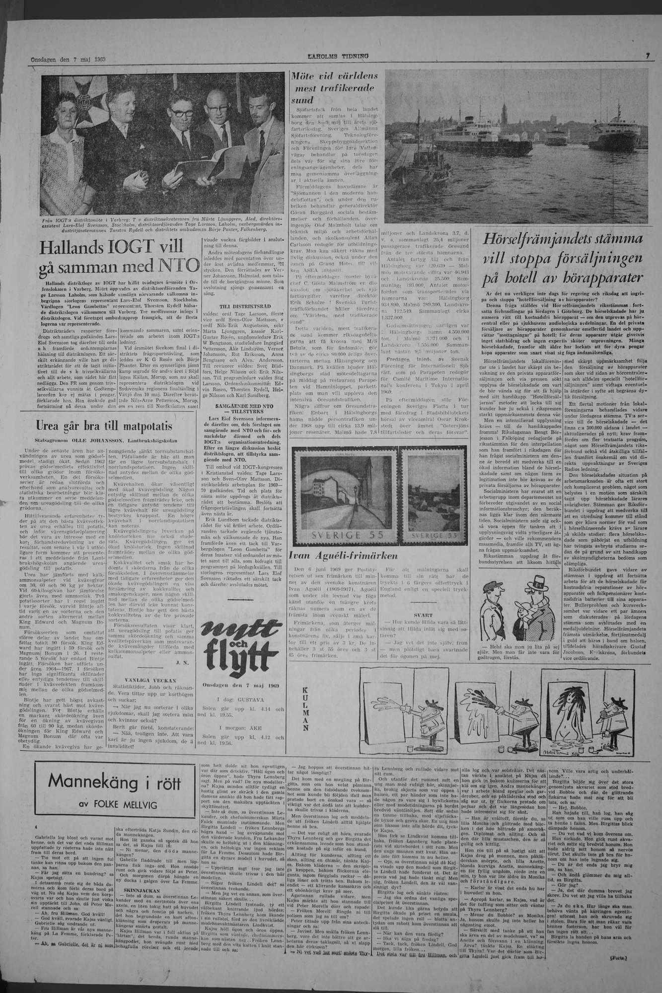 Laholms Tidning Onsdag 7 maj 1969, sida 7