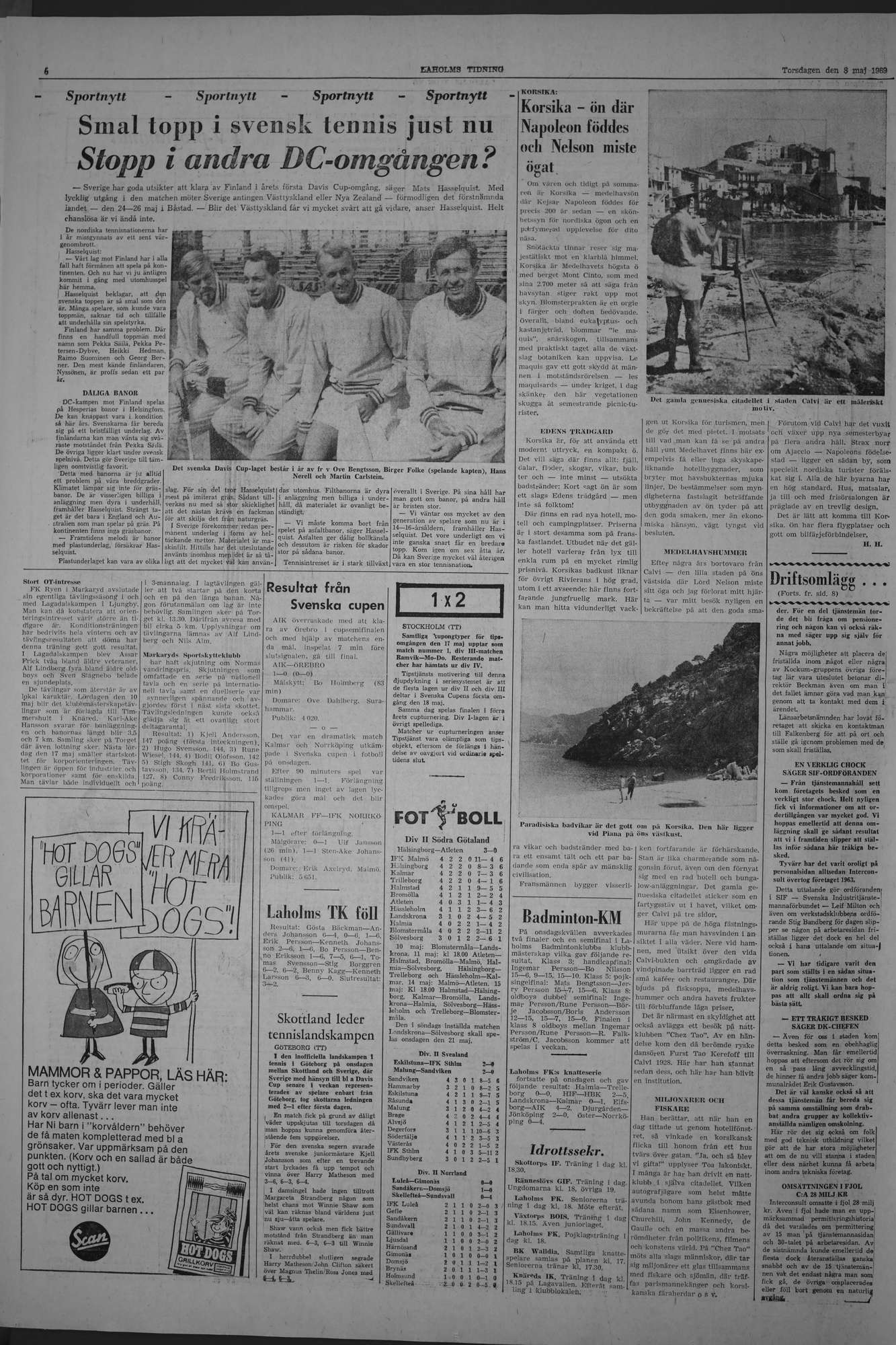 Laholms Tidning Torsdag 8 maj 1969, sida 6