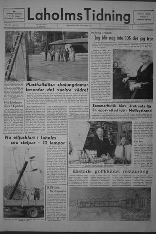 Förstasidan, Onsdag 8 oktober 1969