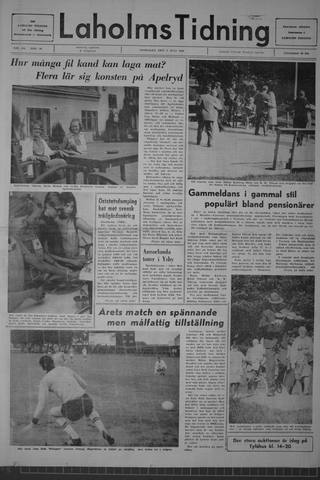 Förstasidan, Onsdag 9 juli 1969