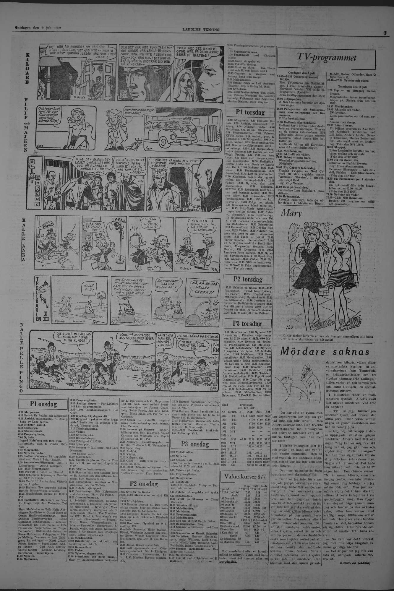 Laholms Tidning Onsdag 9 juli 1969, sida 5