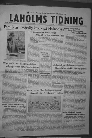 Förstasidan, Måndag 10 november 1958