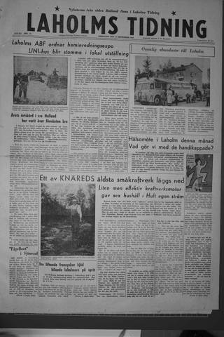 Förstasidan, Fredag 12 september 1958