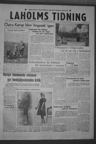 Förstasidan, Fredag 13 juni 1958