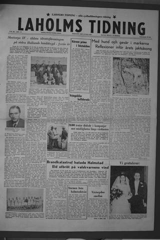 Förstasidan, Tisdag 15 juli 1958