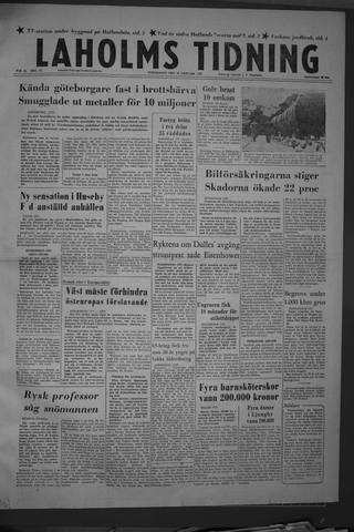 Förstasidan, Torsdag 16 januari 1958