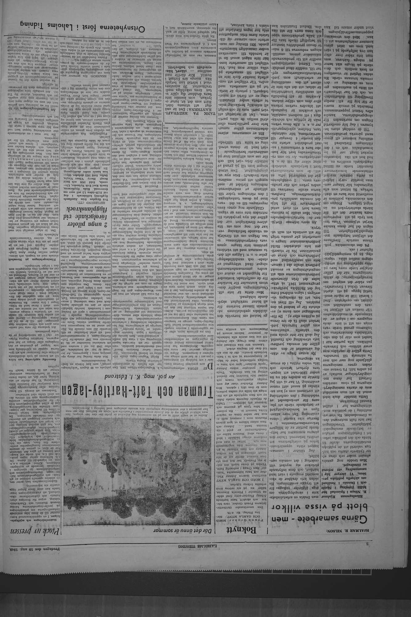 Laholms Tidning Fredag 19 augusti 1949, sida 6