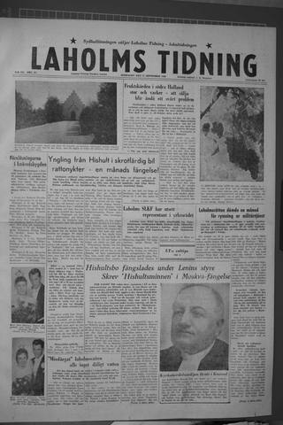 Förstasidan, Onsdag 17 september 1958