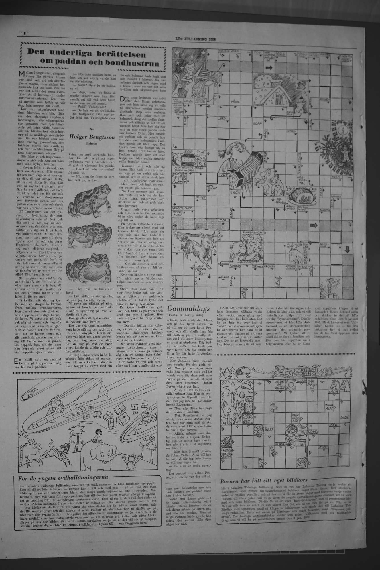 Laholms Tidning Torsdag 18 december 1958, sida 16
