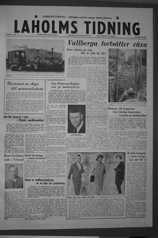 Förstasidan, Tisdag 19 augusti 1958
