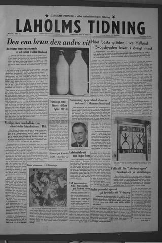 Förstasidan, Lördag 19 juli 1958
