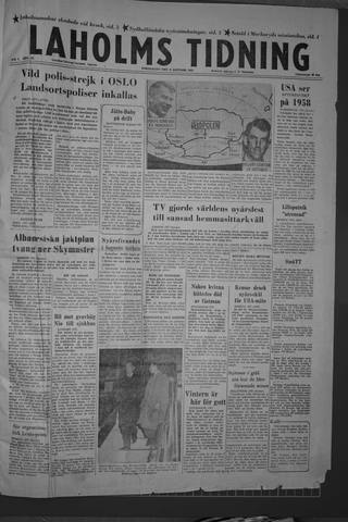 Förstasidan, Torsdag 2 januari 1958