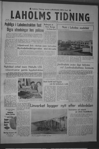Förstasidan, Fredag 21 november 1958
