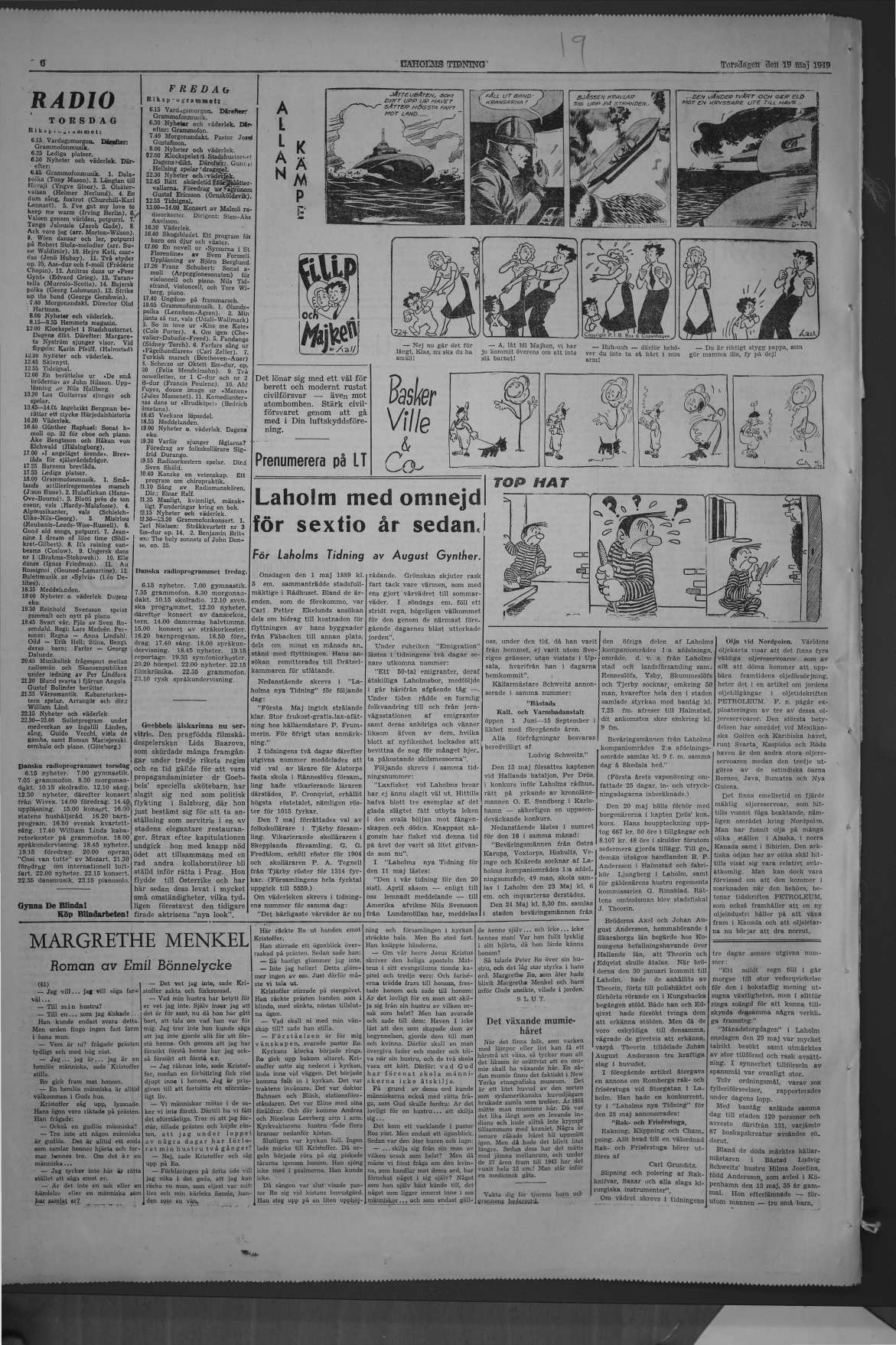 Laholms Tidning Torsdag 19 maj 1949, sida 6