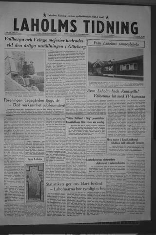 Förstasidan, Lördag 22 november 1958