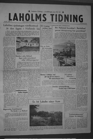 Förstasidan, Onsdag 22 oktober 1958