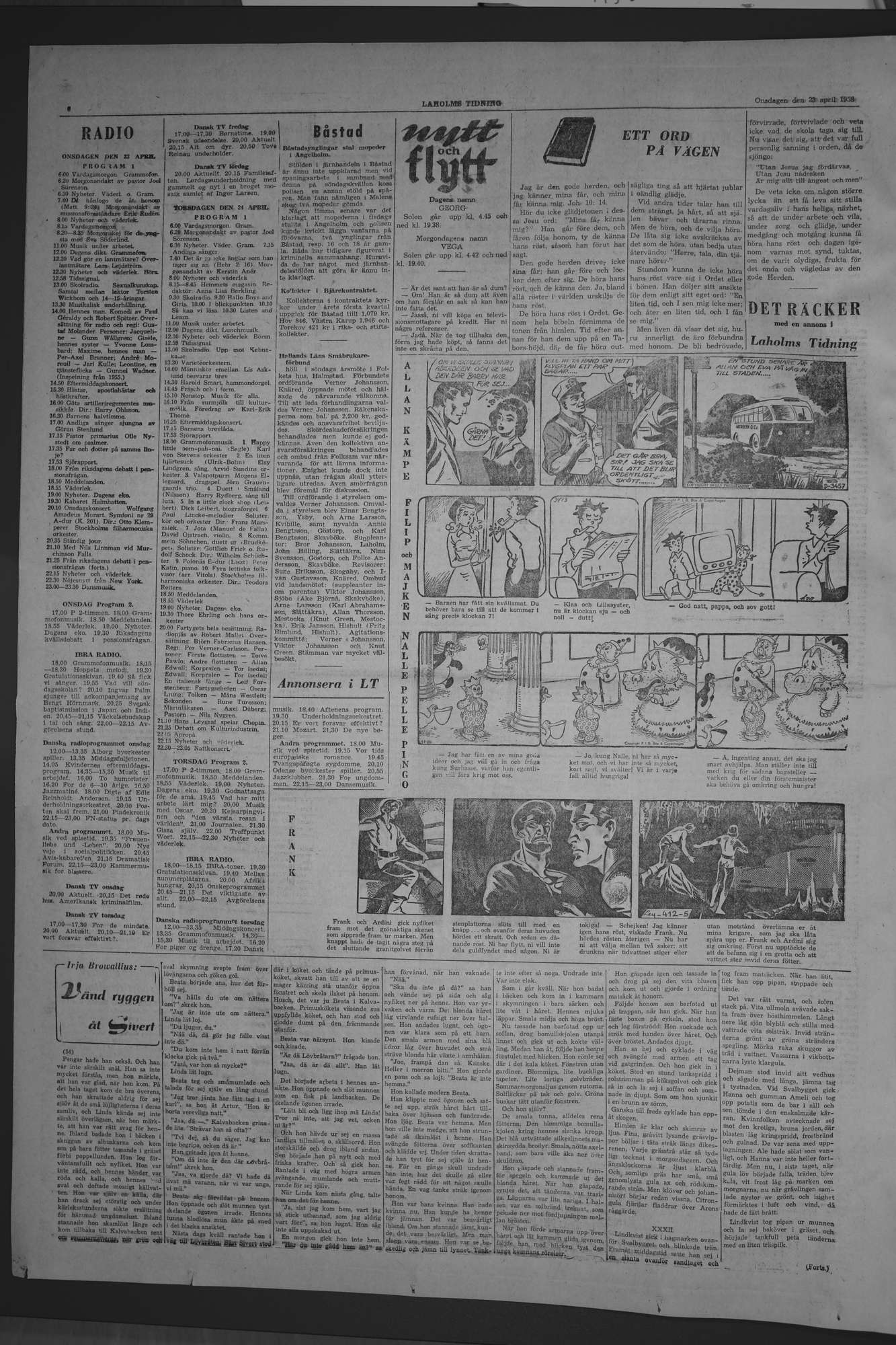 Laholms Tidning Onsdag 23 april 1958, sida 6
