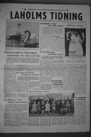 Förstasidan, Måndag 23 juni 1958