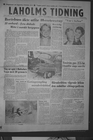 Förstasidan, Måndag 24 februari 1958