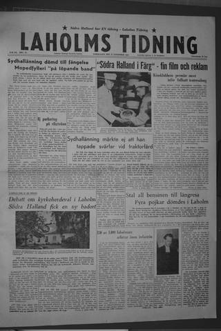 Förstasidan, Torsdag 27 november 1958
