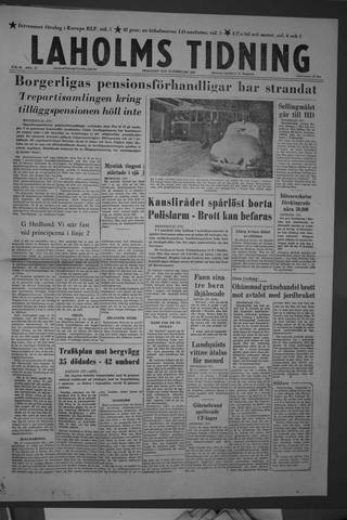 Förstasidan, Fredag 28 februari 1958