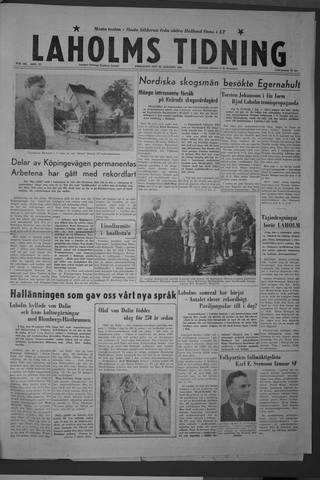 Förstasidan, Fredag 29 augusti 1958