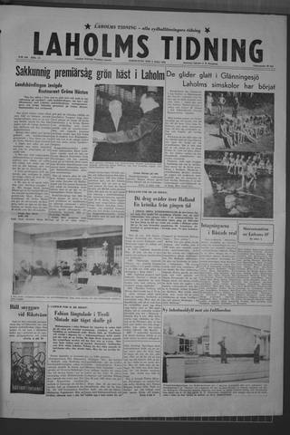Förstasidan, Torsdag 3 juli 1958
