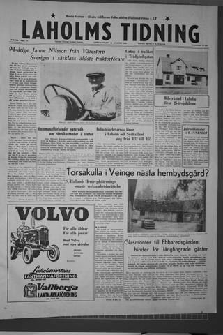 Förstasidan, Lördag 30 augusti 1958