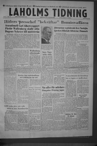 Förstasidan, Torsdag 30 januari 1958