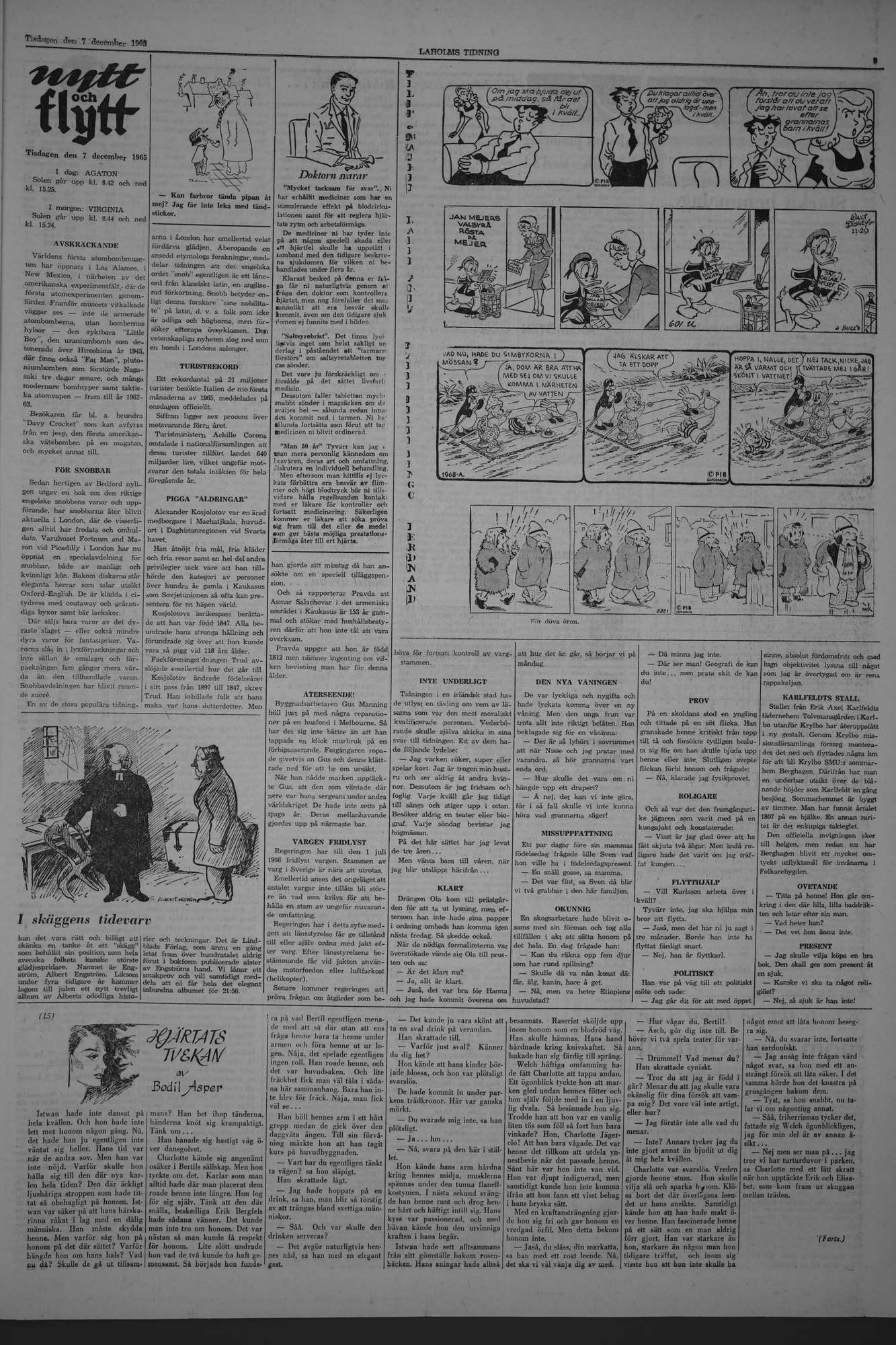 Laholms Tidning Tisdag 7 december 1965, sida 5