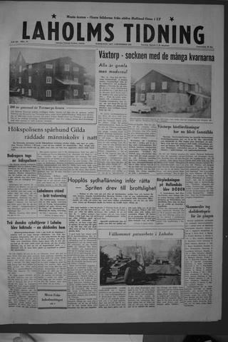 Förstasidan, Torsdag 4 september 1958