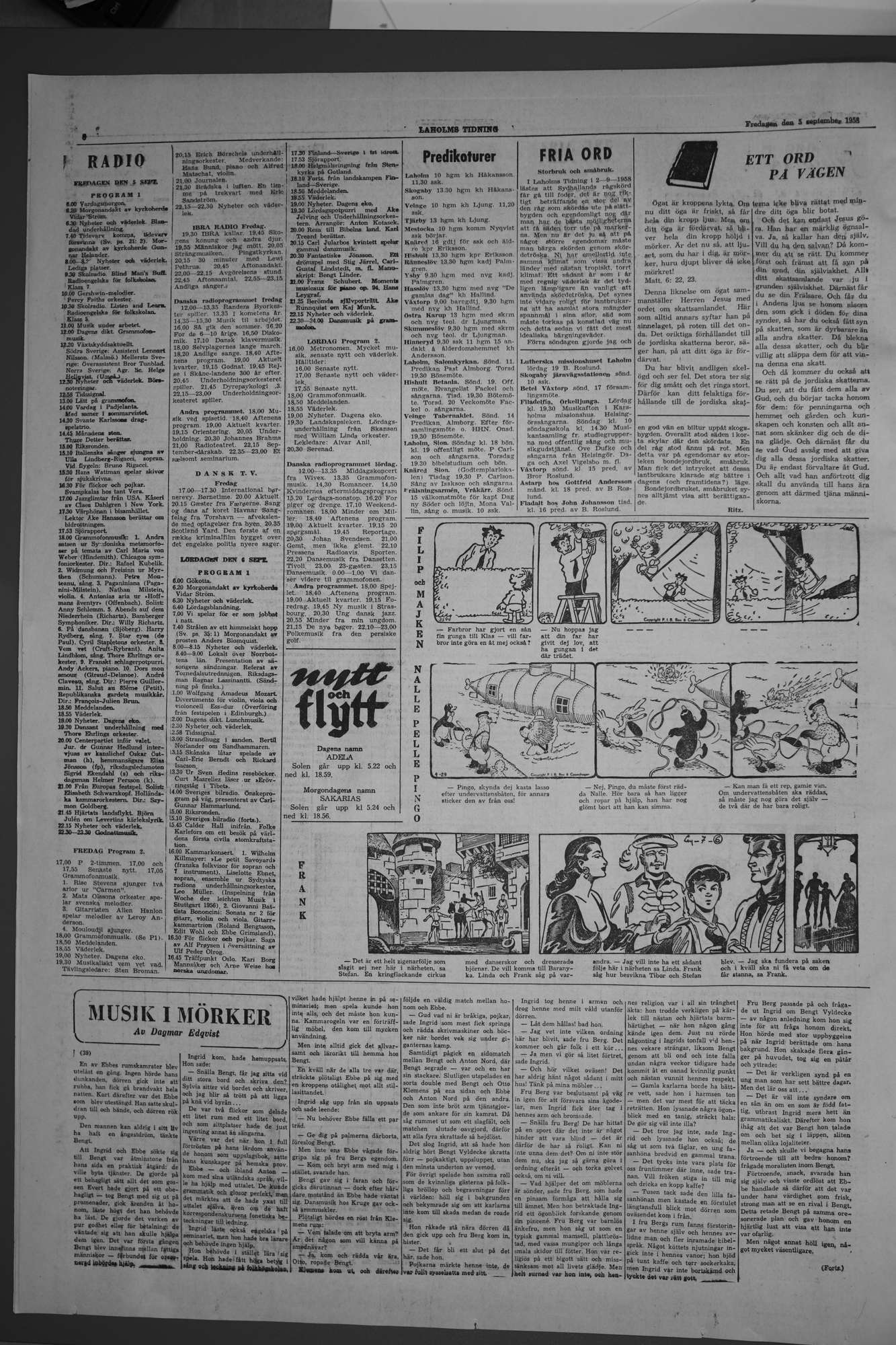 Laholms Tidning Fredag 5 september 1958, sida 6