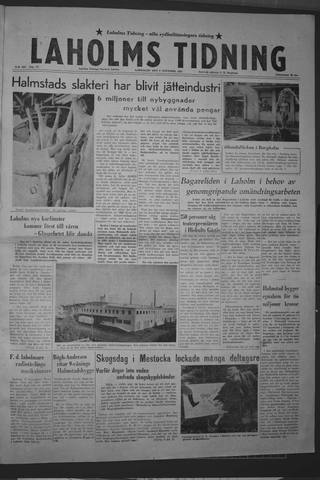 Förstasidan, Lördag 8 november 1958