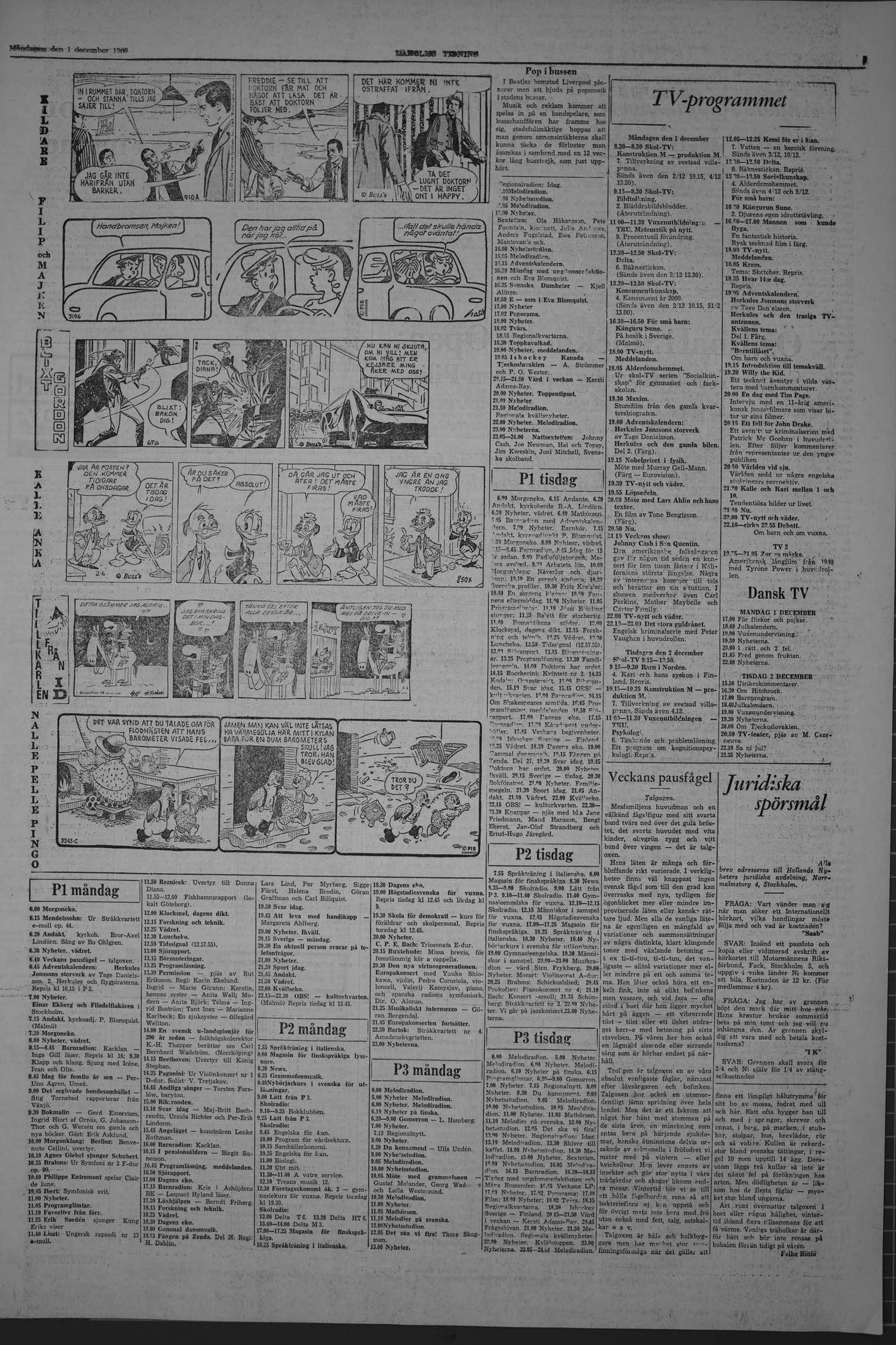 Laholms Tidning Måndag 1 december 1969, sida 5