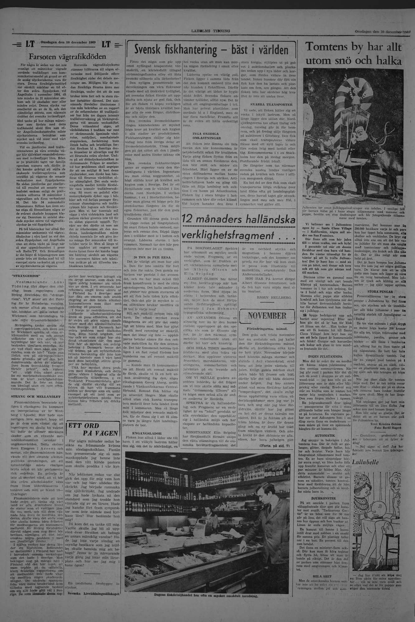 Laholms Tidning Onsdag 10 december 1969, sida 4