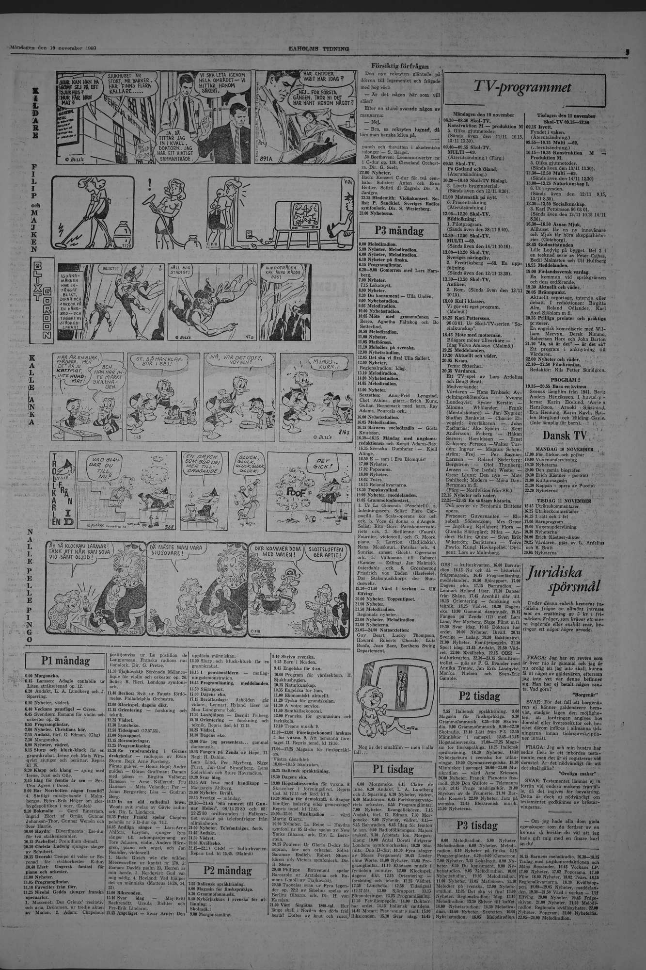 Laholms Tidning Måndag 10 november 1969, sida 5
