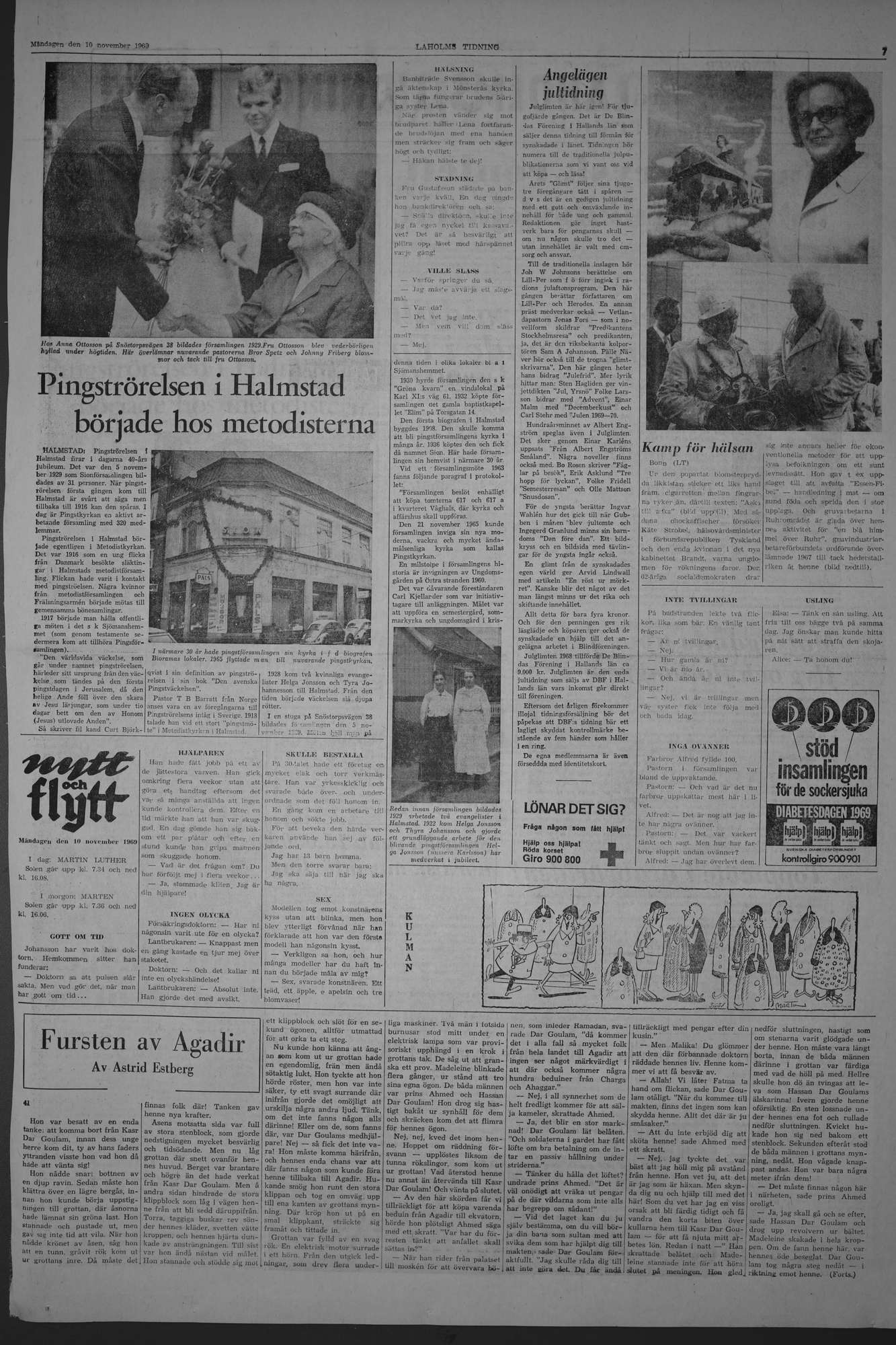 Laholms Tidning Måndag 10 november 1969, sida 7