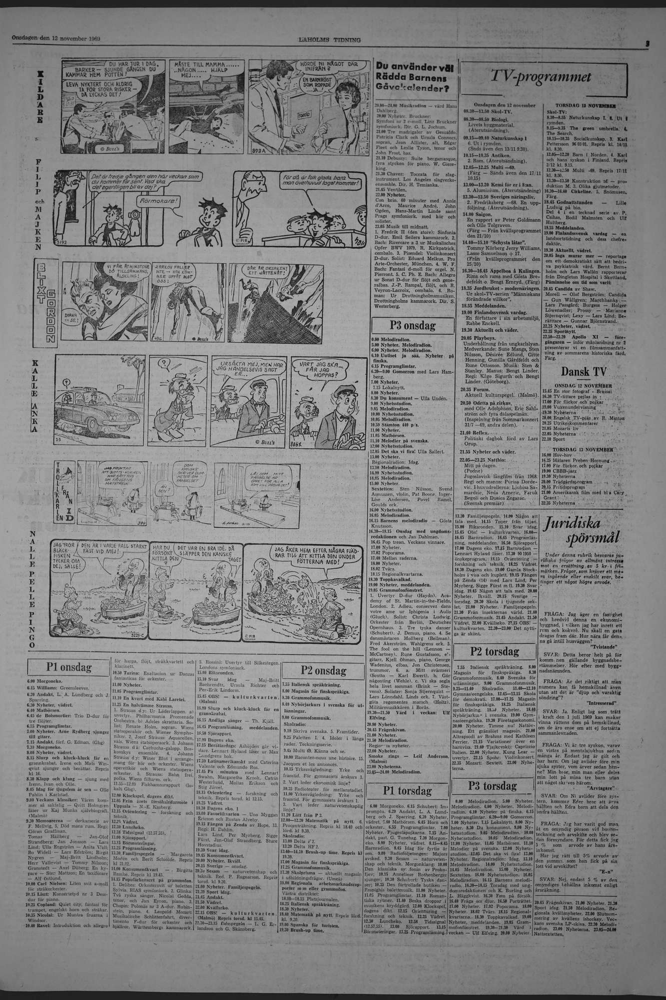 Laholms Tidning Onsdag 12 november 1969, sida 5