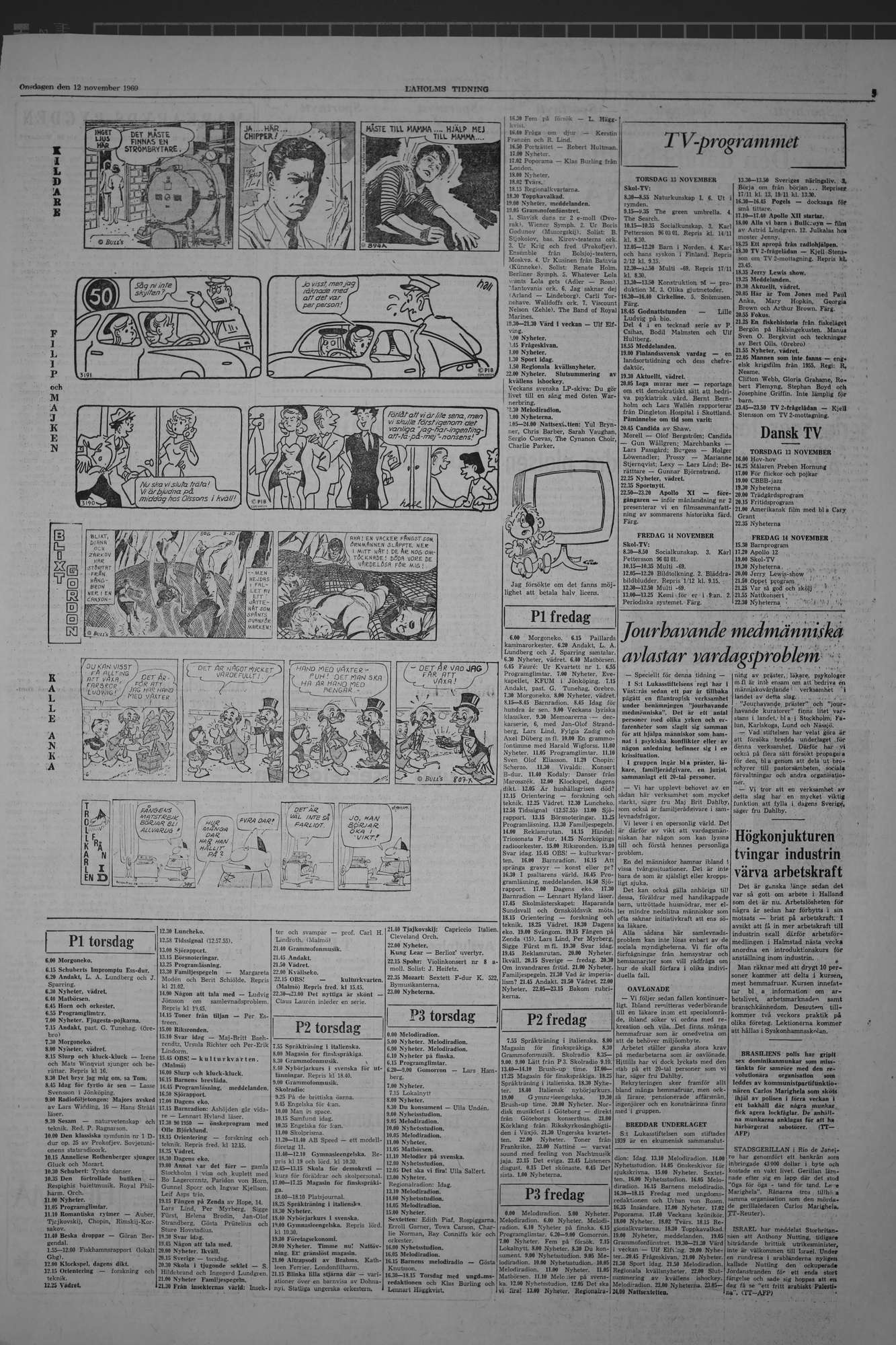 Laholms Tidning Torsdag 13 november 1969, sida 5
