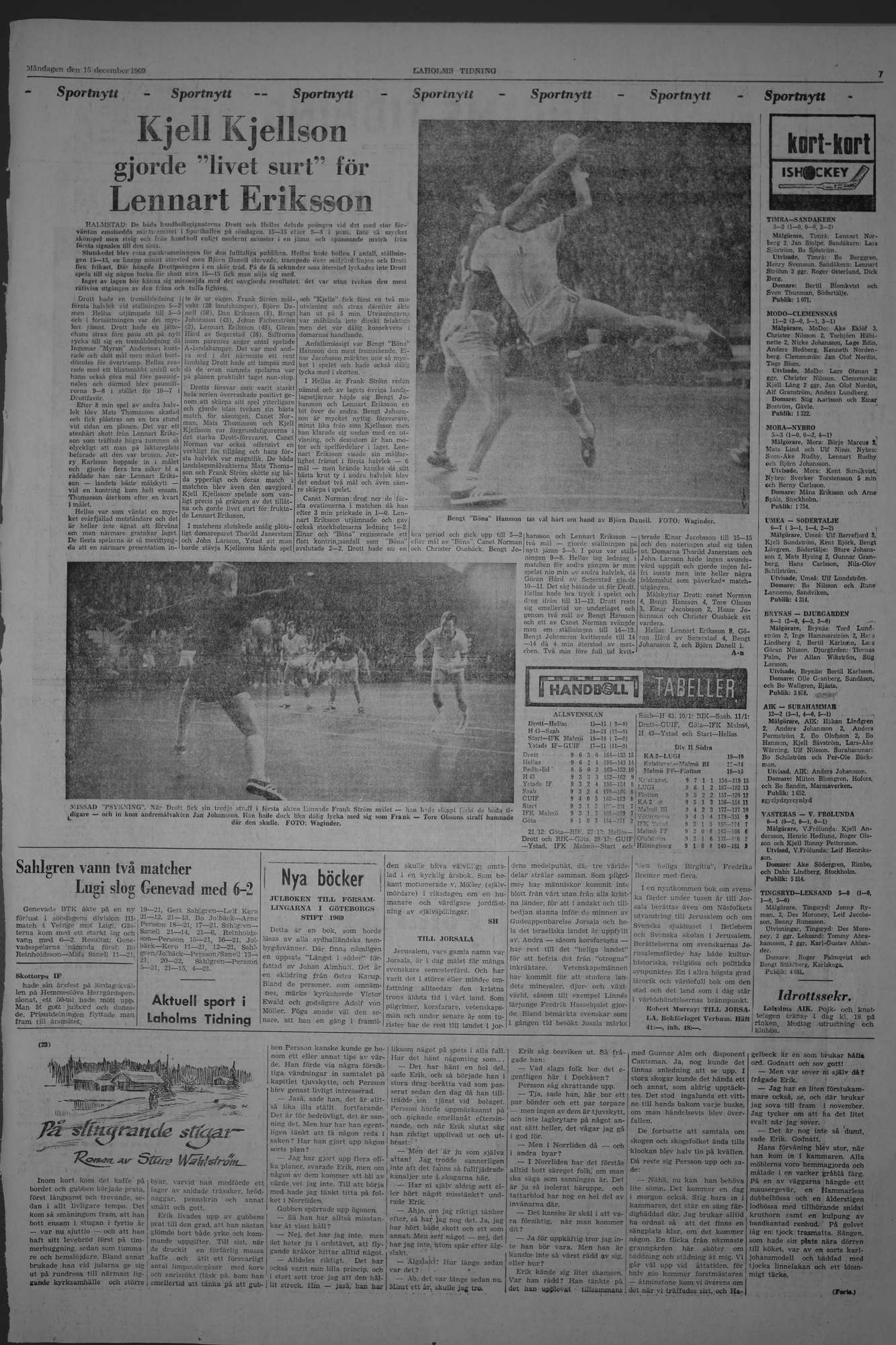 Laholms Tidning Måndag 15 december 1969, sida 7